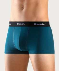 Bench. Hipster (4 Stück) mit kontrastfarbigem Bund Royalblau | grau-meliert | rot | schwarz, Schwarz, Navy | bordeaux | petrol | anthrazit -Günstiges Bench Geschäft de838a8d 6673 5c43 b70a ac270eed89cb