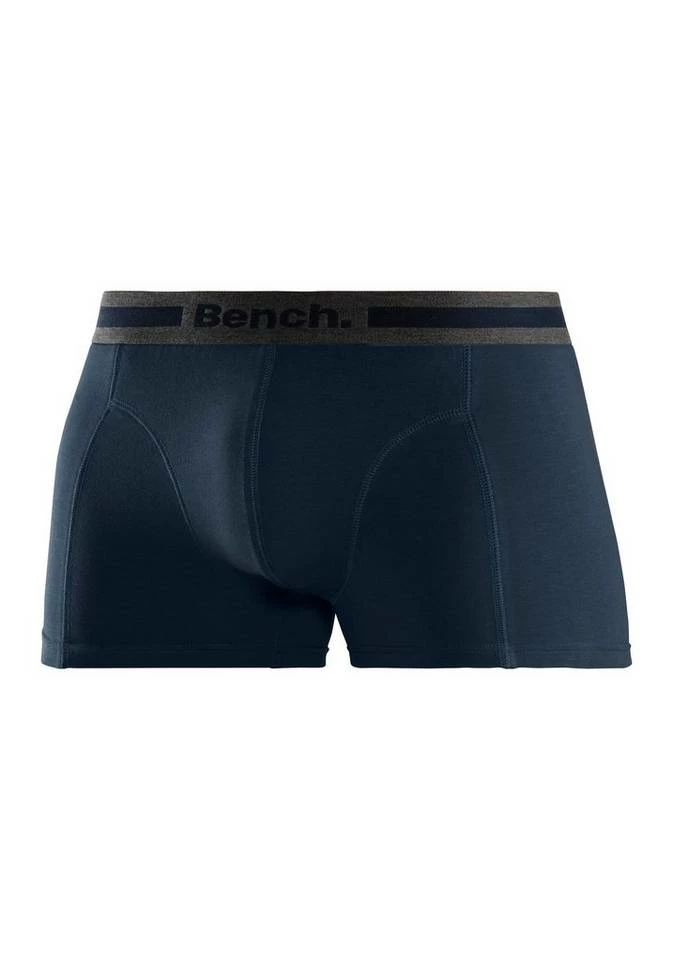 Bench. Boxer (4 Stück) mit Overlock-Nähten vorn Schwarz-anthrazit-meliert, Rot | grau-meliert | navy | schwarz, Blau | bordeaux | anthrazit | petrol, Navy-blau | navy-grau-meliert | navy-rot | navy-weiß 16 Bench. Boxer (4 Stück) mit Overlock-Nähten vorn Schwarz-anthrazit-meliert, Rot | grau-meliert | navy | schwarz, Blau | bordeaux | anthrazit | petrol, Navy-blau | navy-grau-meliert | navy-rot | navy-weiß – Bild 14