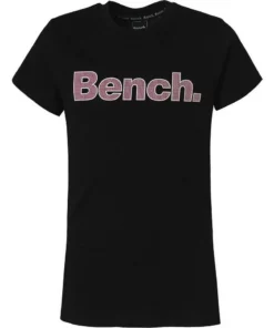 Bench. T-Shirt »T-Shirt LEORA für Mädchen« Schwarz, Pink -Günstiges Bench Geschäft e41a02c5 019e 5721 b7b0 f529056c8bbf