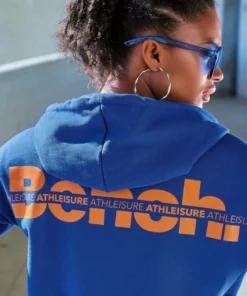 Bench. Kapuzensweatjacke mit Logodruck auf dem Rücken Royalblau-blau, Schwarz, Orange -Günstiges Bench Geschäft e54fd68f cfd4 5c2b ab4e a45622a4d989