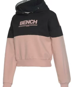 Bench. Hoodie mit Logodruck Grau-altrosa, Grau-schwarz, Schwarz-altrosa -Günstiges Bench Geschäft e582cbe4 5f14 56f3 9493 dc6d955e7bdf