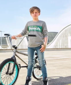 Bench. Langarmshirt in melierter Optik -Günstiges Bench Geschäft e67e980e abed 5914 acf0 f5c0ac985f28