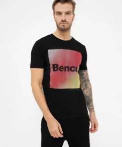 Bench. Kurzarmshirt »Swirl« Khaki, Schwarz -Günstiges Bench Geschäft e836392e 7040 5368 a58a ab8368997499