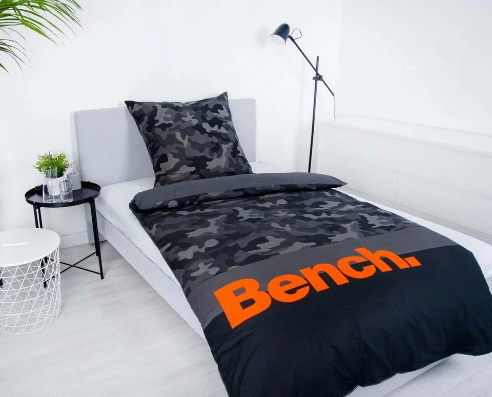 Wendebettwäsche »Bench«, Bench., mit Schriftzug 5 Wendebettwäsche »Bench«, Bench., mit Schriftzug – Bild 3