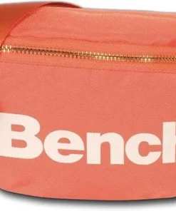 Bench. Gürteltasche »D2OTI303O Bench modische Gürteltasche orange« (Gürteltasche), Damen, Jugend Tasche aus Nylon, Größe ca. 25cm in orange, koralle, großes Logo