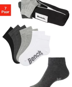 Bench. Kurzsocken (Federtasche, 7-Paar) in ansprechendem Mäppchen mit Reißverschluss 2 x anthracite-meliert | 1 x schwarz | 2 x hellgrau-meliert | 2 x weiß, 7 x schwarz, 2 x marine | 1 x dunkelblau | 2 x jeansblau-meliert | 2 x jeans-meliert -Günstiges Bench Geschäft edd1d649 b108 51d2 a1ac 2e97bb2b0e49