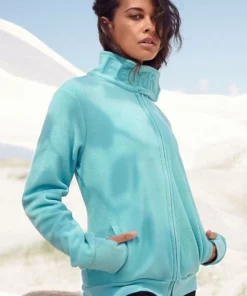 Bench. Fleecejacke mit Stehkragen und Daumenlöchern Türkis, Schwarz -Günstiges Bench Geschäft f07331e6 2e24 5d15 822a 241d44b828fb