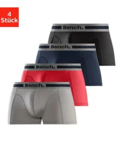 Bench. Funktionsboxer (4 Stück) aus Microfaser Blau | bordeaux | anthrazit | petrol, Navy-rot | navy-grau-meliert | navy-blau | navy-weiß, Rot | grau-meliert | navy | schwarz, Schwarz-anthrazit-meliert -Günstiges Bench Geschäft f2c43be6 dcc4 59a8 aecc 64811c57371f