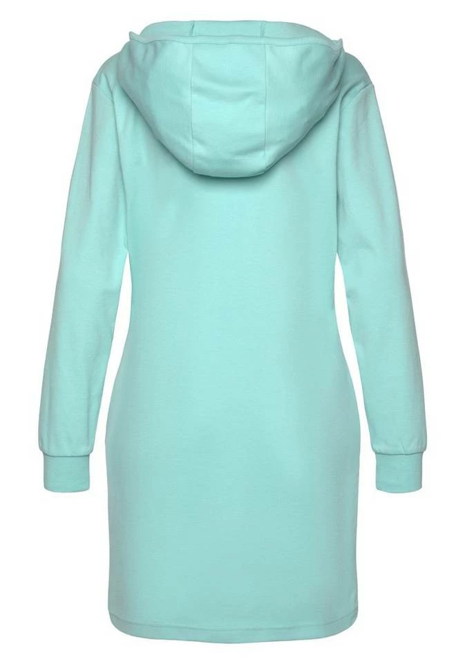 Bench. Sweatkleid mit Kapuze Schwarz, Türkis 5 Bench. Sweatkleid mit Kapuze Schwarz, Türkis – Bild 3