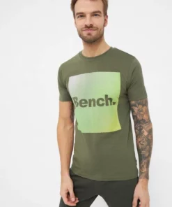 Bench. Kurzarmshirt »Swirl« Khaki, Schwarz -Günstiges Bench Geschäft f4e93d18 3c1b 522c ade2 725bbade0efb