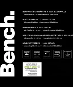 Wendebettwäsche »Bench«, Bench., mit Schriftzug -Günstiges Bench Geschäft f88e1e1f ea66 5a58 8dcc 620222c0e359