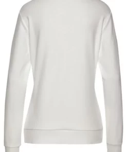 Bench. Sweatshirt mit glänzender Logostickerei Ecru, Hellgrau-meliert, Schwarz -Günstiges Bench Geschäft f9aba07b 48c7 5a55 8486 1a86bb3cf47c