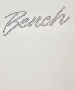 Bench. Sweatshirt mit glänzender Logostickerei Ecru, Hellgrau-meliert, Schwarz -Günstiges Bench Geschäft f9f79676 85a6 5611 b01a 1947c133e534