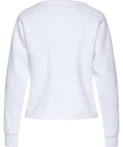Bench. Sweater kurze Form mit Kontraststreifen Weiß, Schwarz, Rauchrosa -Günstiges Bench Geschäft fd70b3f6 5390 5f6c b1cb b889c7b3147d