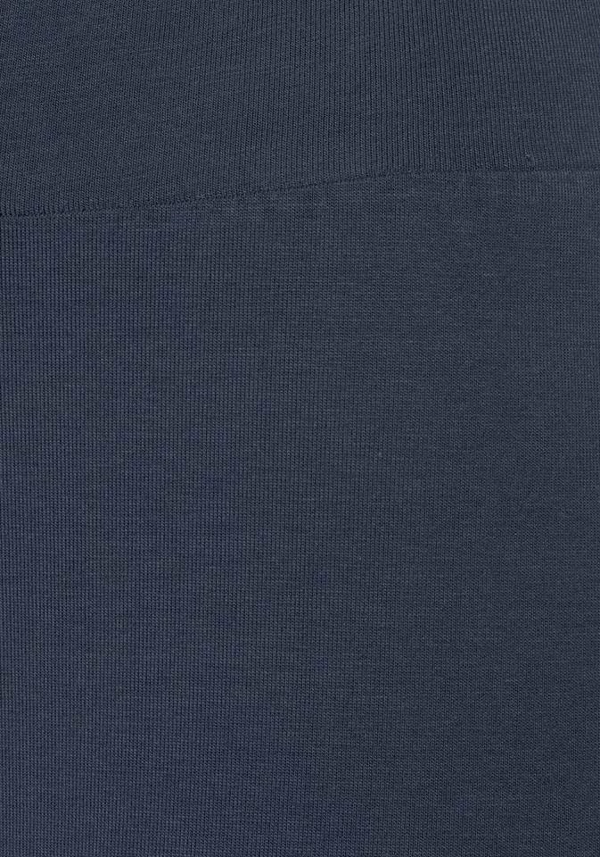 Bench. Leggings mit glitzernder Logostickerei auf dem Bein Marine, Beere 12 Bench. Leggings mit glitzernder Logostickerei auf dem Bein Marine, Beere – Bild 10